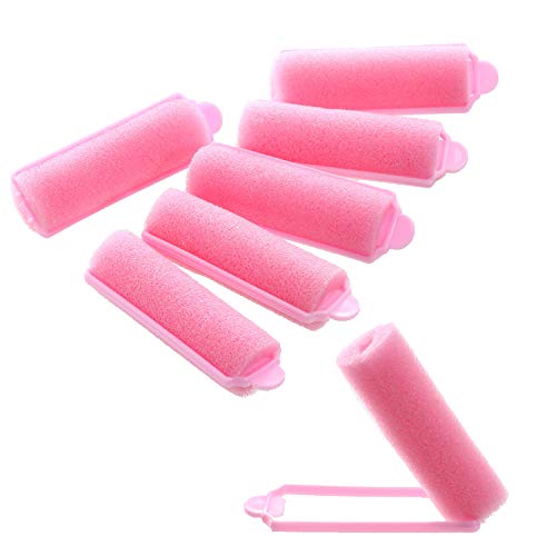 Trounistro 50 Pieces Foam Sponge Hair Rollers Soft Sponge Hair Roller Hair Curlers Flexible Hair Styling Curlers Five Size Hair Styling Curler Tools - Thumbnail 3