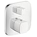 hansgrohe PuraVida Avantgarde 2-Handle 6-inch Wide, Temperature Memory, Thermostatic Valve Trim Only in White/Chrome, 15775401