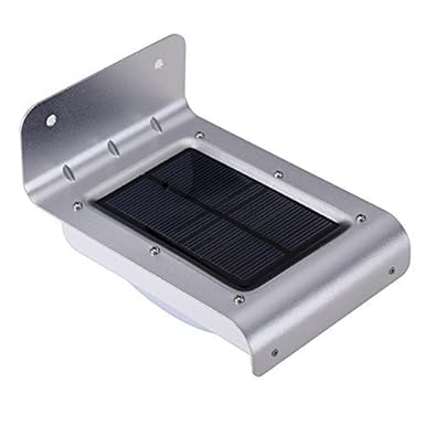 yeaom-solar Outdoor Lampe 16LED Aluminium Solar Induktion Lampe Outdoor Solar Lampe Home Beleuchtung Hof Lampe Korridor Lampe