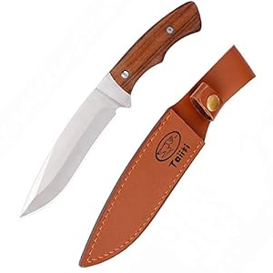 シースナイフ サバイバルナイフ フルタング構造 天然ウッドハンドル