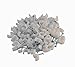 Accessbuy 100pcs White RG6 Cable Clip with Steel Nail, 6mm