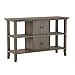 SIMPLIHOME Bedford SOLID WOOD Universal TV Media Stand, 53.9 inch Wide, Living Room Entertainment Center, Storage Cabinet with Glass Doors, for Flat Screen TVs up to 60 inches in Dark Tobacco Brown