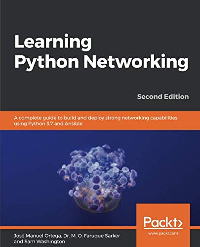 Learning Python Networking, 2nd Edition Front Cover