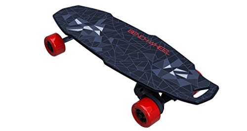 BENCHWHEEL Penny Board 1000W Electric Skateboard, Black, 27