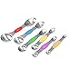 Magnetic Measuring Spoons, Alotpower Heavy Duty Stainless Steel Metal Measuring Spoons for Dry or Liquid, Fits in Spice Jar, Set of 6