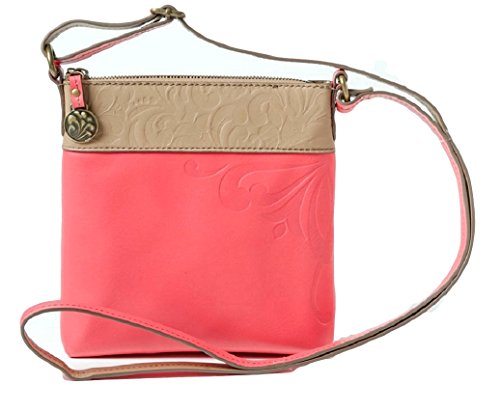 Jim Shore Jasmine Leather Cross Body Handbag