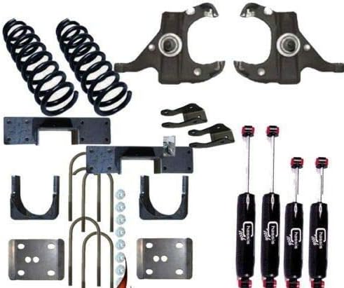 4"-6" Lowering kit, Compatible With Chevy/GMC C10 Silverado/Sierra 73-87 with 1.25" rotors 6001