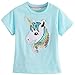 Flip Sequin Unicorn Shirt Top for Girls 3-12 Years (6, Fairy Aqua Short)