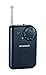 Portable AM/FM Pocket Radio With Built-In Speaker, Black