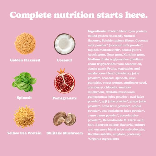 Good Protein Vegan Plant-based Protein Powder 100% Natural, Non-GMO, Dairy-free, Gluten-free, Soy-free, No Added Sugar and Nothing Artificial. Mixed Berries All-in-One Shake 880 grams