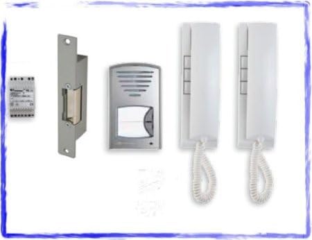 Z8W- FARFISA CLICKIT 2CKSD 2WAY 2WIRE AUDIO INTERCOM & DOOR LOCK RELEASE SYSTEM