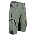 ALLY Men's Waterproof MTB Baggy Cycling Shorts, Loose-fit Bicycle Biking 1/2 pants,Outdoor Sports Leisure Bottoms (XXL 36