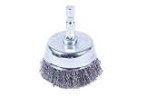 Forney 72795 Cup Brush, Fine Crimped with 1/4" Shank, 2"