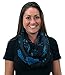Littlearth NFL Carolina Panthers Sheer Infinity Scarf, Team Color, 70” x 25”