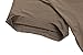 BELAROI Womens Comfy Swing Tunic Short Sleeve Solid T-Shirt Dress (M, Khaki)