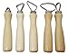 Pumpkin Carving Tools 5 Piece Set - Best Pro Level Carving Kit - Different Loop Sizes