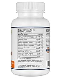 Suplemento de soporte tiroideo - 120 cápsulas con yodo y magnesio - Fórmula Focus, Energía y Metabolismo con Ashwagandha, L-Tyrosina, Zinc, Selenio y Cobre