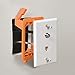 Cmple - Low Voltage Mounting Bracket 2 Gang Multipurpose Drywall Mounting Wall Plate Bracket – Dual Gang