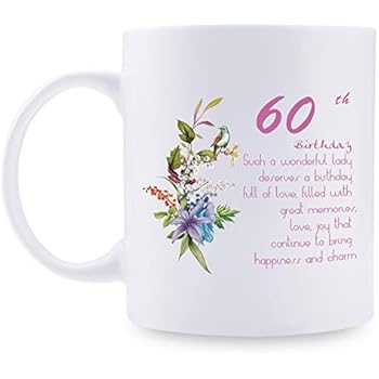Amazon.com: 60th Birthday Gifts for Women - Gift for 60 Year Old Female - 60 Years Loved Since