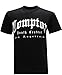 tees geek California Republic South Central Compton Men's T-Shirt - (XX-Large) - Black