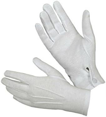 Datework 1Pair Winter Warm white cotton protective labor insurance gloves