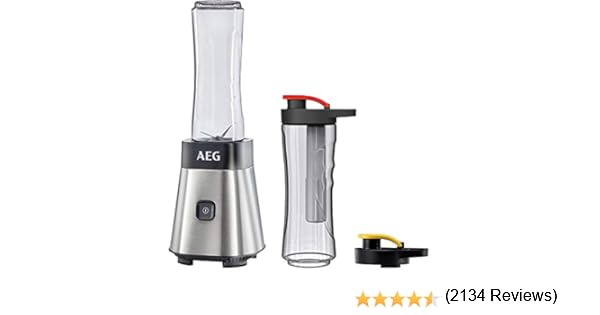 AEG SB2700 Batidora de Vaso Good To Go (300W, Modo Turbo, Cuchilla ...