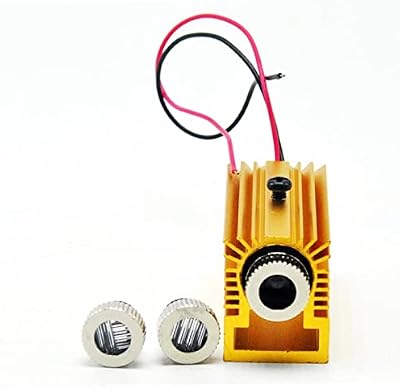 Focusable 650nm 5mW Red Laser Module Dot Line Cross w/ Heatsink 12x35mm