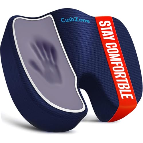 CushZone XXL Memory Foam Seat Cushion