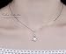 Casoty Sterling Silver Freshwater Pearl and Mermaid Pendant Necklace 18
