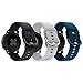 YSSNH 20mm Watch Bands Quick Release Compatible with Samsung Galaxy Watch3 41mm Bands Silicone Replacement for Galaxy Watch 42mm Active 2 40mm/44mm Gear S2(20mm)