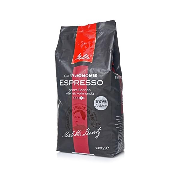 Melitta Gastronomie Espresso 100% Arabica - 8 x 1kg ganze Kaffee-Bohne