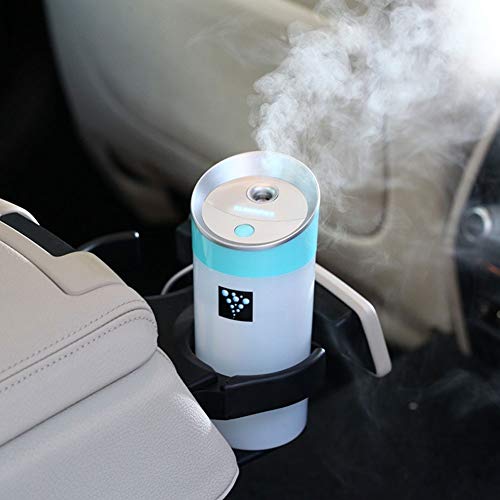 AkoMatial 300ML Air Purifier Fresher Mist Aroma Diffuser Auto USB Mini Humidifier Accessory for Home Car Blue