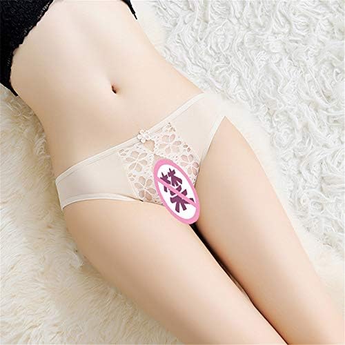 MENEDERQ Erotic Underwear Panties Female Lace Low Waist Open 裆 裆 丁 Word Transparent Sexy Open File T Pants