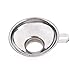 AOWA 1PCS Home Made Stainless Steel Jam Funnel Handle Wide-Mouth Kitchen Canning Funnel