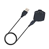 Xberstar USB Data Charging Cable Cradle Charger for Garmin Approach S2 Charging Clip and Garmin Approach S4 Touchscreen GPS Golf Watch Adapter
