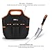 TACKLIFE Garden Tools Set-7 Piece Stainless Steel Heavy Duty kit, GGT4A, Black and Orangethumb 2