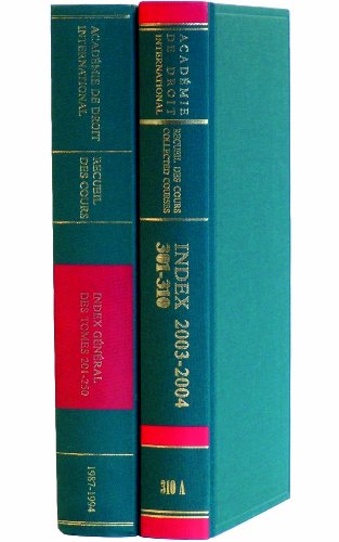 Collected Courses of the Academy of European Law/Recueil des Cours de l'Academie de Droit Europeen (Recueil Des Cours - Index Giniral) (v. 179-200)