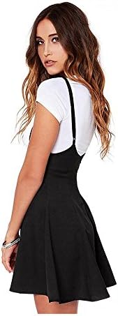 Women Skirt Dress, Kintaz Women's Suspender Skirts Basic High Waist Versatile Flared Skater Skirt