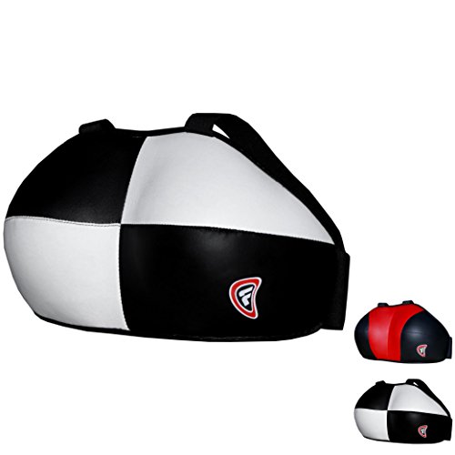 FARABI Ladies Chest Guard Chest Protector Breast Protection Boxing MMA Muay Thai Martial Art Protective Gear Chest Guard (White Black, L/XL) - Thumbnail 6