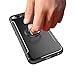 Xiaomi Mi A1 / 5X Case, Rotating Ring Mingwei [ 360 ° Kickstand] Carbon Fiber [Dual Shockproof] Protection Cover Compatible with [Magnetic Car Mount] for Xiaomi Mi A1 (Black, Mi A1)