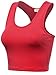 Fifth Parallel Threads FPT Womens Basic Sleeveless Racerback Crop Tank Top Red S