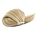 Moresoo 20 Inch Two-tone Colored Tape in Hair Bleach Blonde(Color 613) Highlighted with Honey Blonde 100 Remy Human Hair Seamless Hair Extensions Glue on Hair Extensions 50g/20pcs