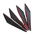 Aishun Dtouch Universal Exterior Front Bumper Lip Splitter Fins Spoiler Canards (0989A#Carbon)
