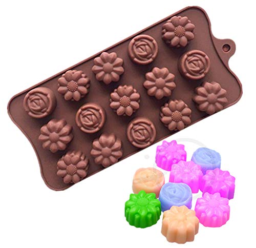 image for Bekith 6 Pack Non-stick Silicone Candy Molds - Silicone Molds for Choc