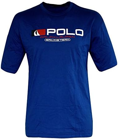 Polo Ralph Lauren Men's Big &amp; Tall Crew Neck short sleeve COTTON Shirt (2XB, Pure sapphier)
