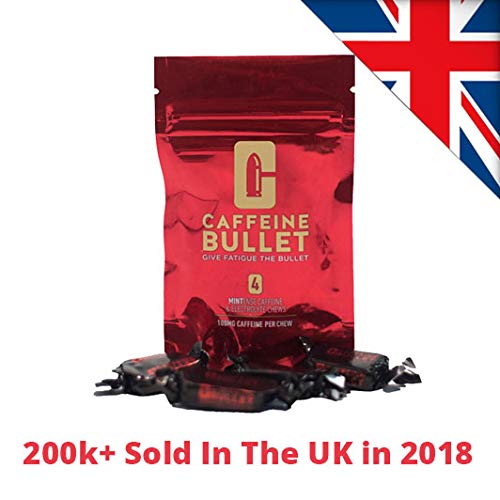 image for Caffeine Bullet 40 Mint Chews - Exceeds Energy Chews, Caffeine Pills a