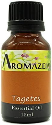 Aromazeia 100% Pure Marigold Essential Oil- Undiluted- Ideal For Aromatherapy 15ml