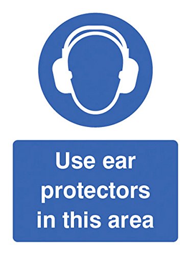 Caledonia Signs 85010K Sign, Use Ear Protectors In This Area