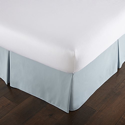 Southshore Fine Linens - VILANO Springs - 15 inch Drop Pleated Bed Skirt, Sky Blue, Queen - //medicalbooks.filipinodoctors.org