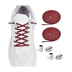AOLLRUIRLL 2 Pairs Elastic No Tie Shoelaces For